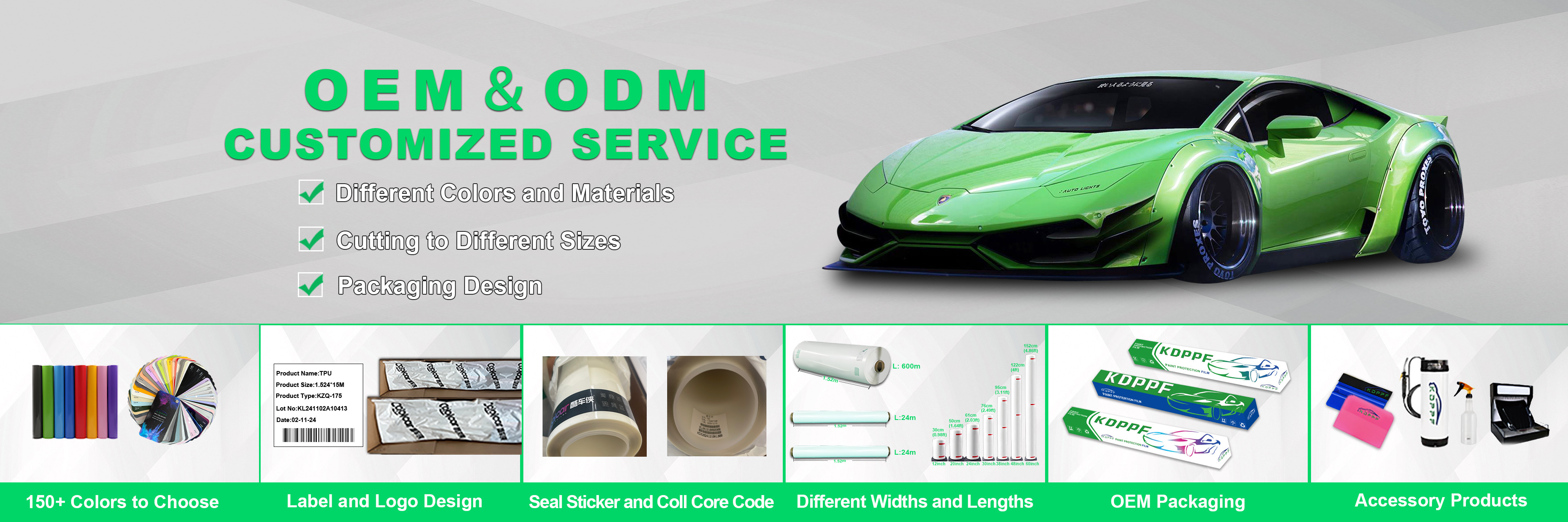 qualité Film de protection de peinture brillante usine